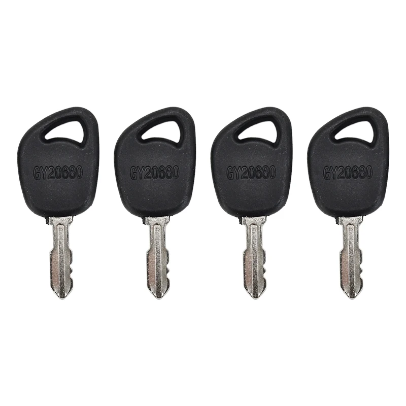 Ignition Key 4pcs 14607 701/45501 Compatible with JCB Backhoe Loader 1CX 214E 2CX 2CX AM 2CXL 3C 3CX 3CX 4WD 3CX-4WD 3DX 4C 4C