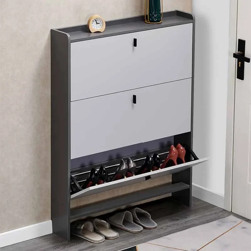 

Nordic Storage Shoe Cabinets Vertical Ritating Display Hallway Shoe Rack Free Shipping Simple Szafka Na Buty Luxury Furniture