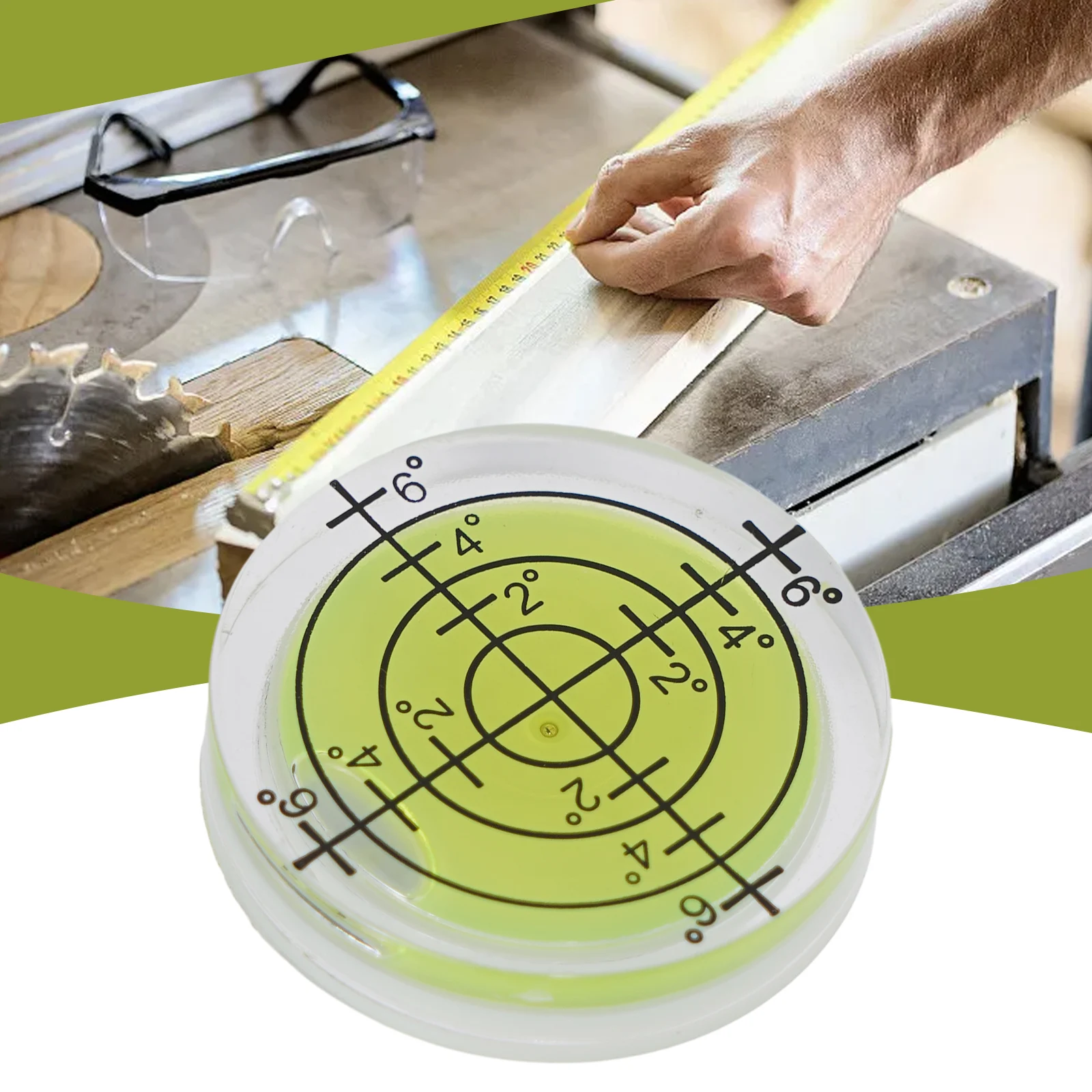 Bubble Level 32mm Spirit-Bubble Level Surface Degree Marking Level Round Measuring Meter Acrylic For Construction Manual Tools Parts