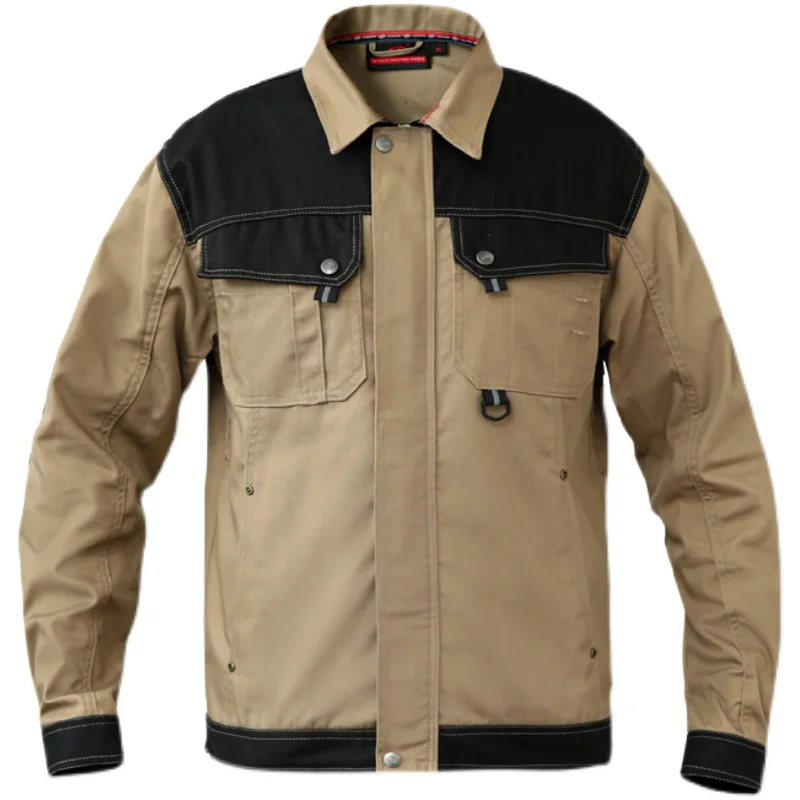 Work jacket work trousers overalls multi-pocket wear-resistant working pants men workwear Pants With Knee Pads work coverall suit mens work pants
