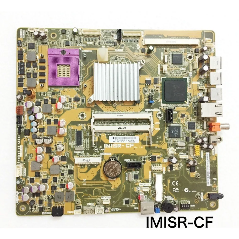 

For HP IQ500 IQ506CN All-in-one Motherboard 5189-2525 IMISR-CF REV.1.04 DRR2 Mainboard 100% Tested OK Fully Work Free Shipping