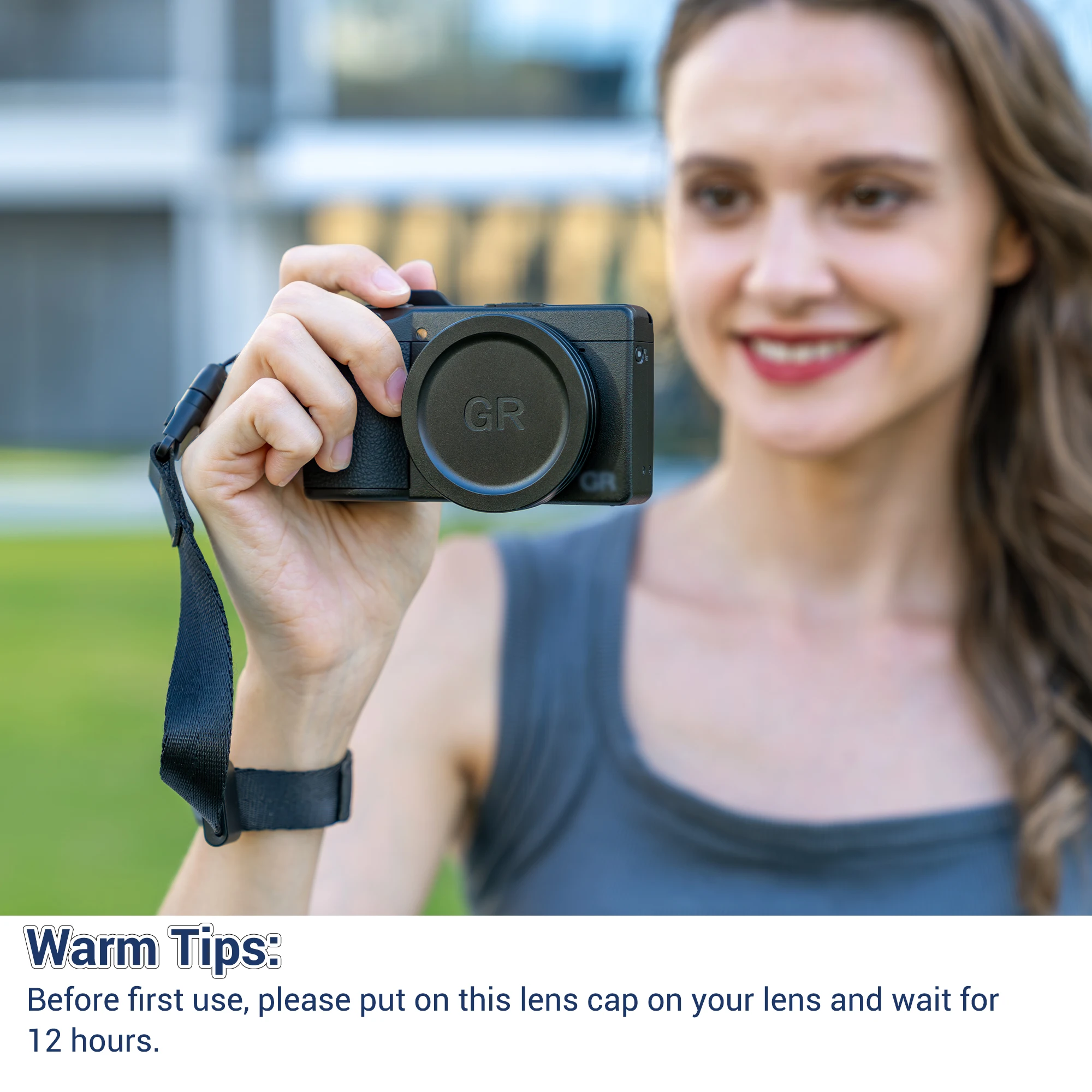 JJC メタルレンズキャップカバー リコー GR IV GRIV GR4 カメラ