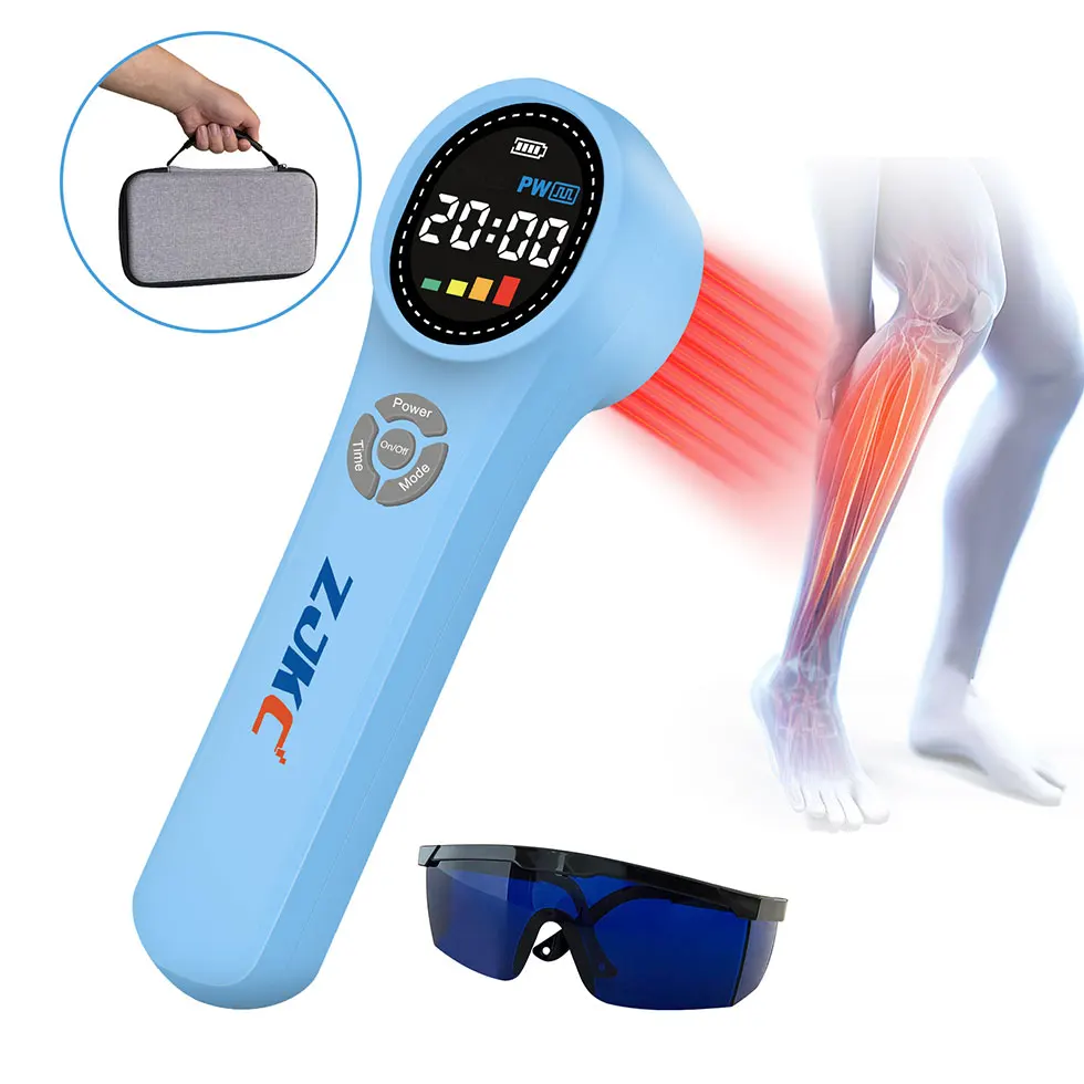 ZJKC 1760mW Low Frequency Therapy Device 660nm 810nm 980nm Medical Physiotherapy Equipment for Cats and Dog Pain Relief Home Use zjkc pet cold laser therapy device for 660nm 810nm 980nm veterinary infrared light physiotherapy for dogs cats horse pain relief