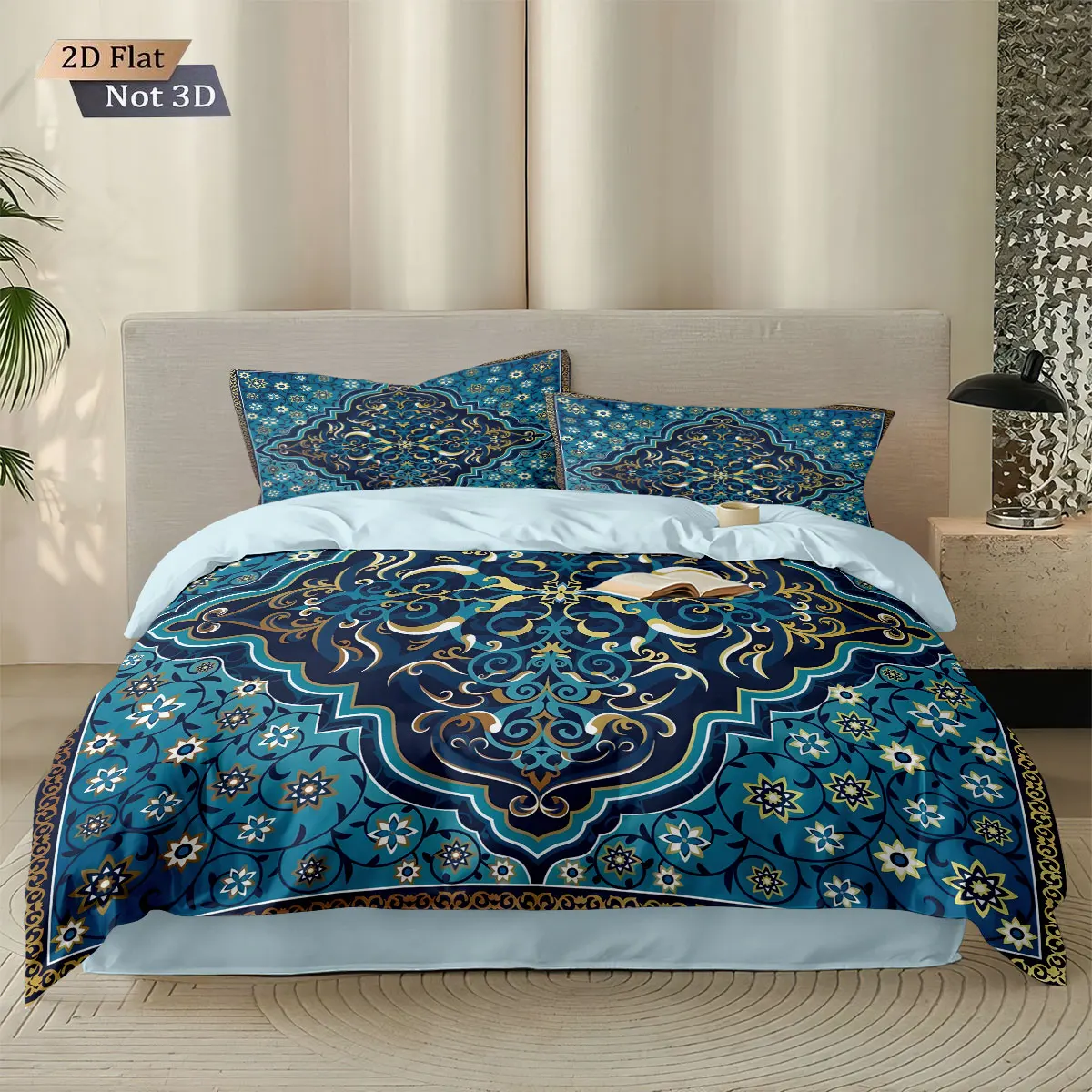 Bohemian Printed Duvet Set 6