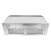 Tieasy 30 inch 600CFM Duct/Ductless Convertible Permanent Filters Led Lights Stainless Steel Kitchen Range Hood USGB1370 1