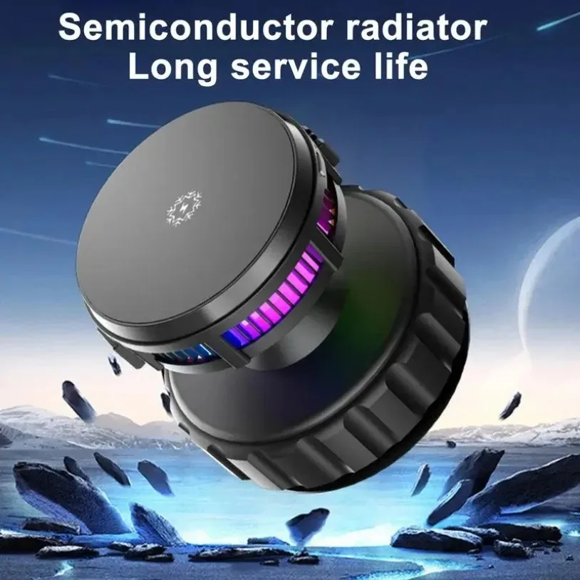 15W Magnetic Fast Wireless Charger Mobile Phone Holder Car Mount With Mood Light for Magsafe iPhone Samsung Car Charging Stand