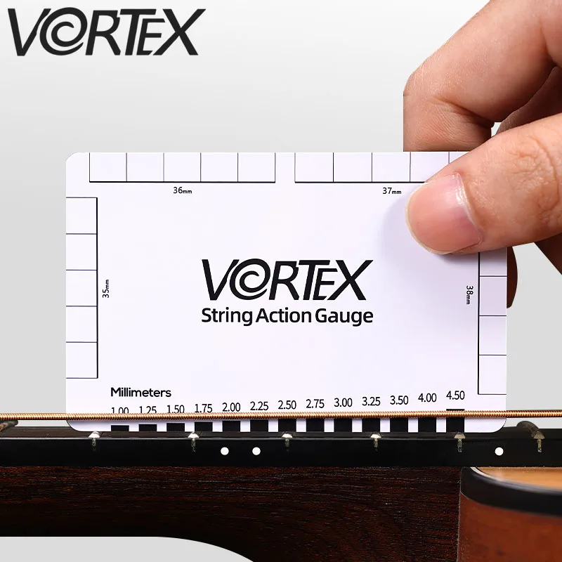 VORTEX Guitar string Action gauge ruler , used for acoustic，electric