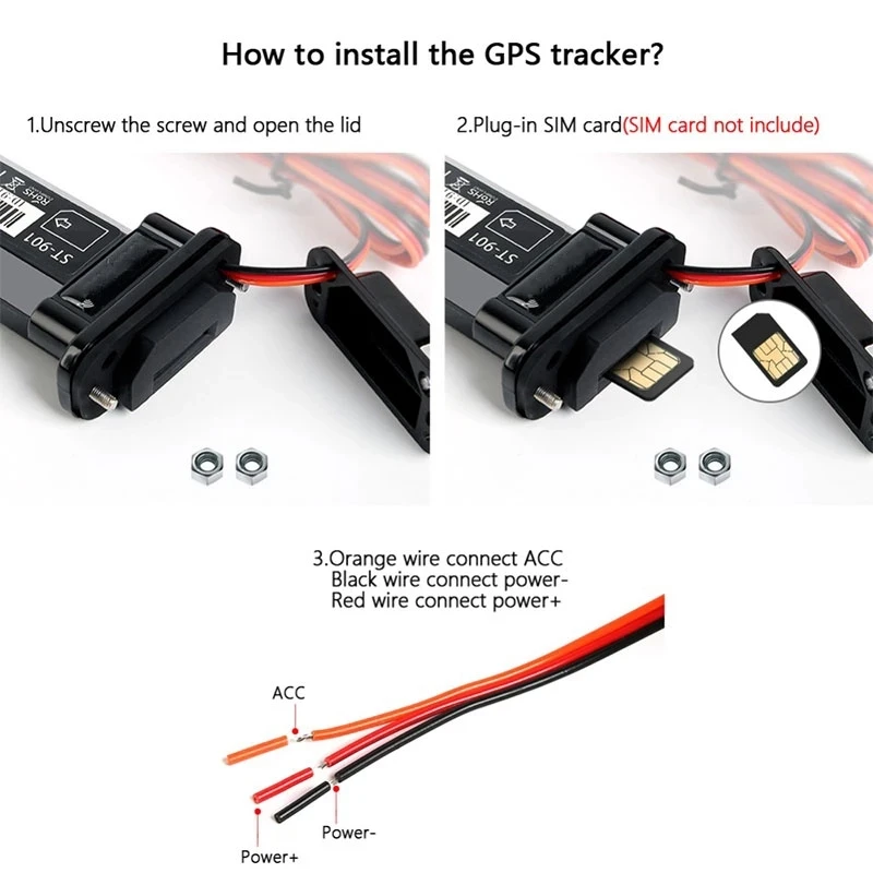 Mini GPS Tracker Waterproof Builtin Battery GSM GPS Tracker Device T12 for Car Motorcycle Vehicle Remote Control Bicycle