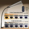 Double Head LED Clip Desk Lamp Architect Table Lamp for Home Office Lighting 3 Color Mode and 10 Dimmable Eye Protect Desk Lamps 3