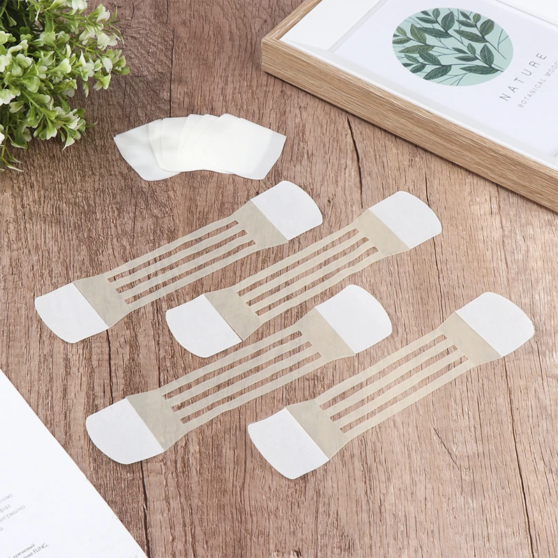 4개의 투명 목 리프팅 붕대와 20개의 리프트 패치, 목 주름 제거 스티커, 더 매끄러운 피부를 위한 페이스 리프트 테이프