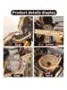 Electric 3D Wooden Puzzles Marble Run Model Kits  Brain Teaser Puzzle DIY handmade Christmas gift 3