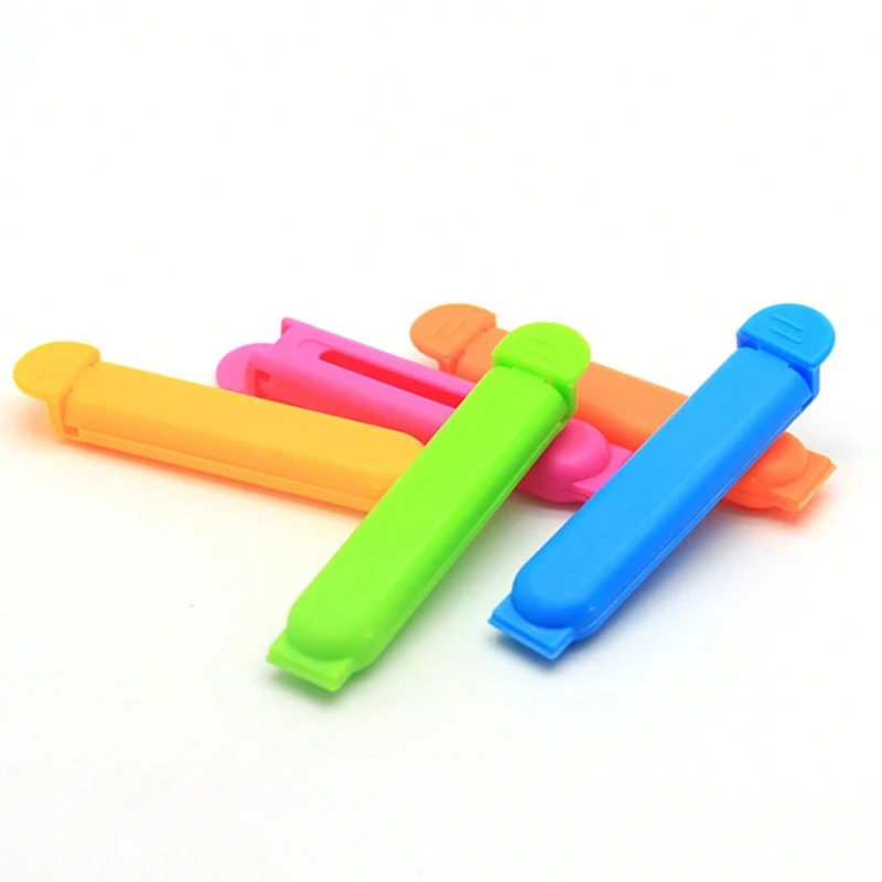Kitchen Storage Food Snack Seal Sealing Bag Clips Sealer Clamp Plastic Tool Kitchen Accessories Portable Bulk 10/20Pcs TMZ