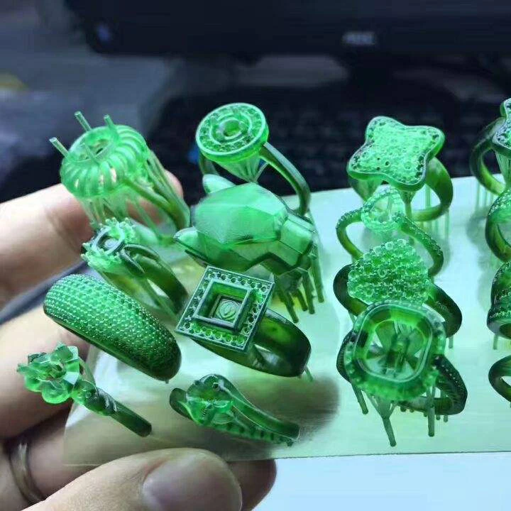 고왁스 주조용 UV 경화 액상 레진 (SLA LCD 3D 프린터용, 보석 몰드 주조용)