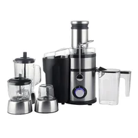 4 In 1 Stainless Steel Multifunctional Automatic Electric Juicer Blender  Carrot Fresh Fruit Juicer Mixer Grinders 1