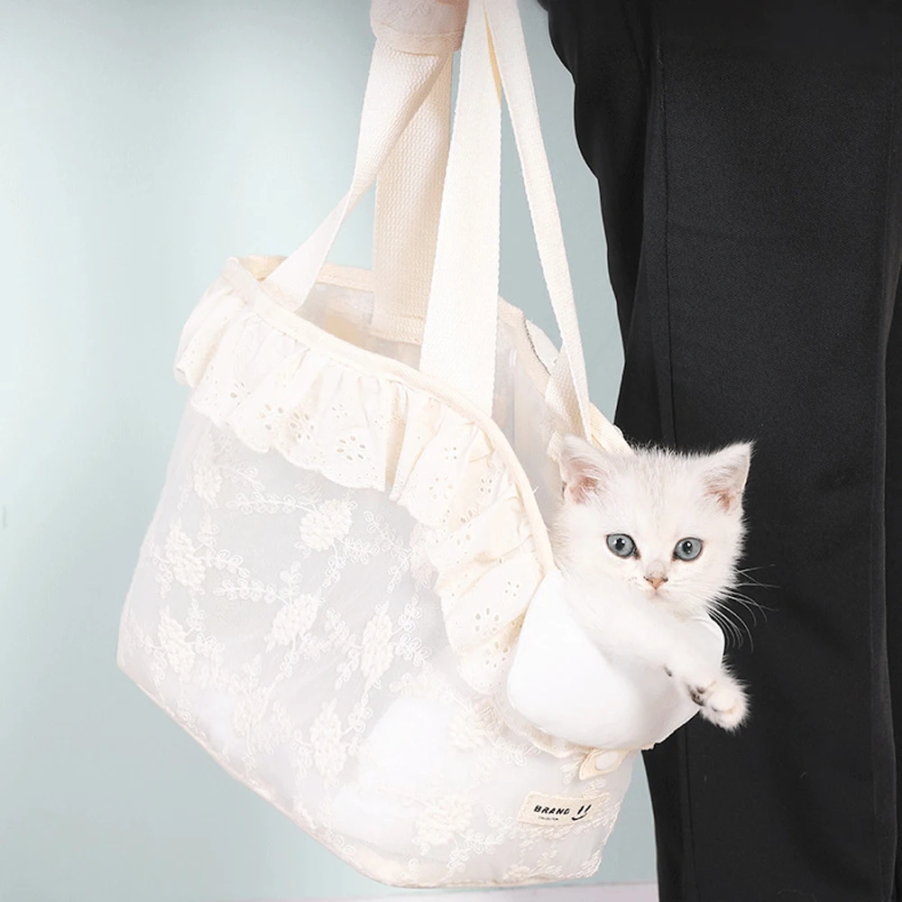 Title 3, Lace Cat Handbag Puppy Carrier Bag Dog Pet Shou...