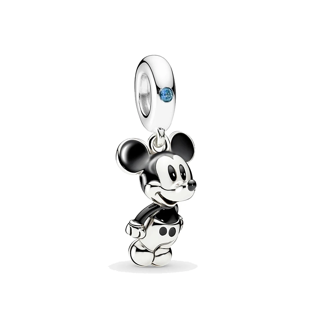 2024 new disney Mickey Minnie Charms  silver 925 trinkets Beads Suitable for original 925 charm bracelet Jewelry gift 2