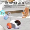 Smart Cat Toy Car Interactive Cat Toy Ball Automatic Rolling Remote Control Toy Car Indoor Cat Accessories Pet Kitten Supplies 3