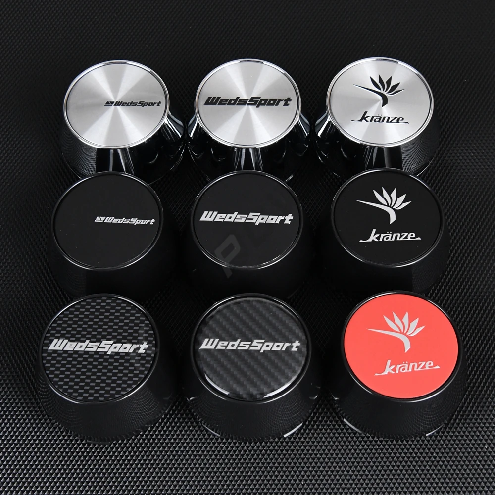 4PCS WEDSSPORT Wheel Center Cap 56MM Clip Diameter Rim Cap KRANZE