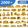 Modular Kids Play Couch, 13PCS Modular Couch for 4 , Kids Couch for Playroom, Modular Kids for Boys and Girls (Yellow) 5