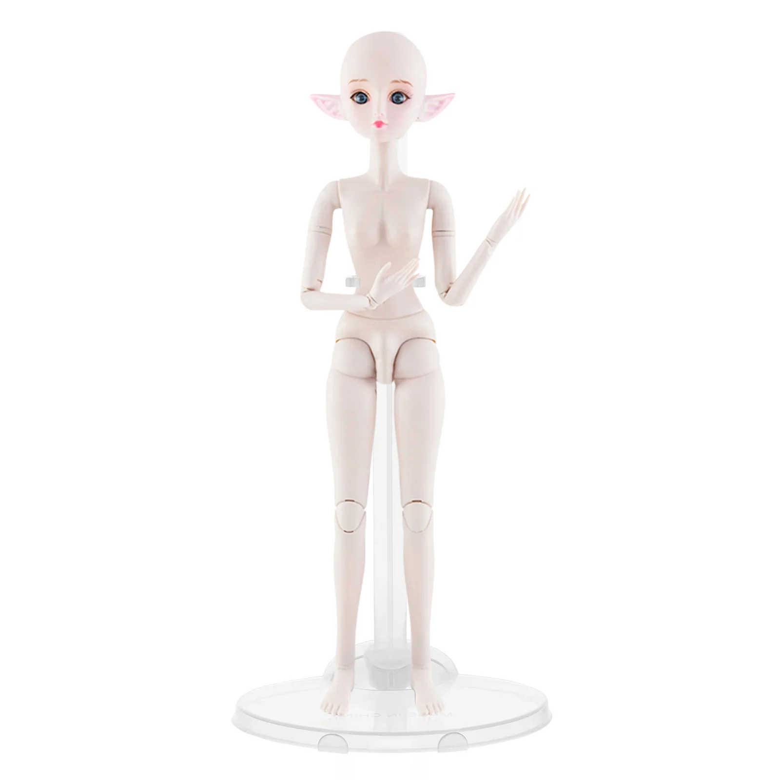 Doll Holding Stand Doll Support Display Rack Adjustable Transparent Model Furniture Plastic Mannequin Dolls Accessories