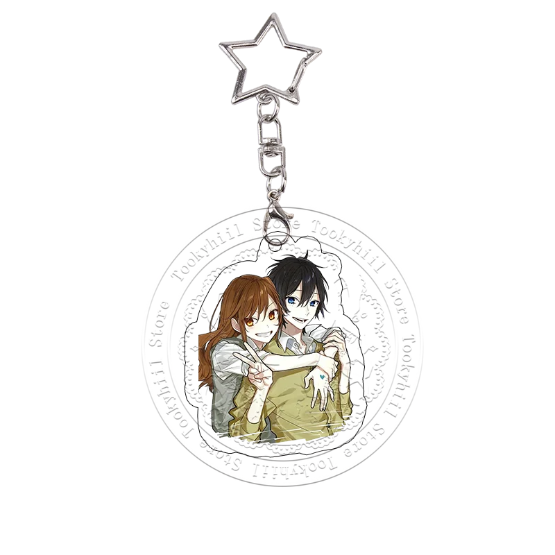 Horimiya Acryl-Schlüsselanhänger Kyoko Hori Nao Iura Akane Yanagi Anhänger Charms Anime-Anhänger Schlüsselring Taschenanhänger Schüler Geburtstagsgeschenk – Detail 9