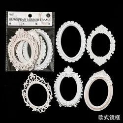 Set of 10 Vintage Decorative Paper Frames for DIY Crafts and Scrapbooking (A)