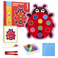 Clip Beads Color Classification Matching Toy Children Logic Concentration Fine Motor Training Game Montessori Educational Toys 1