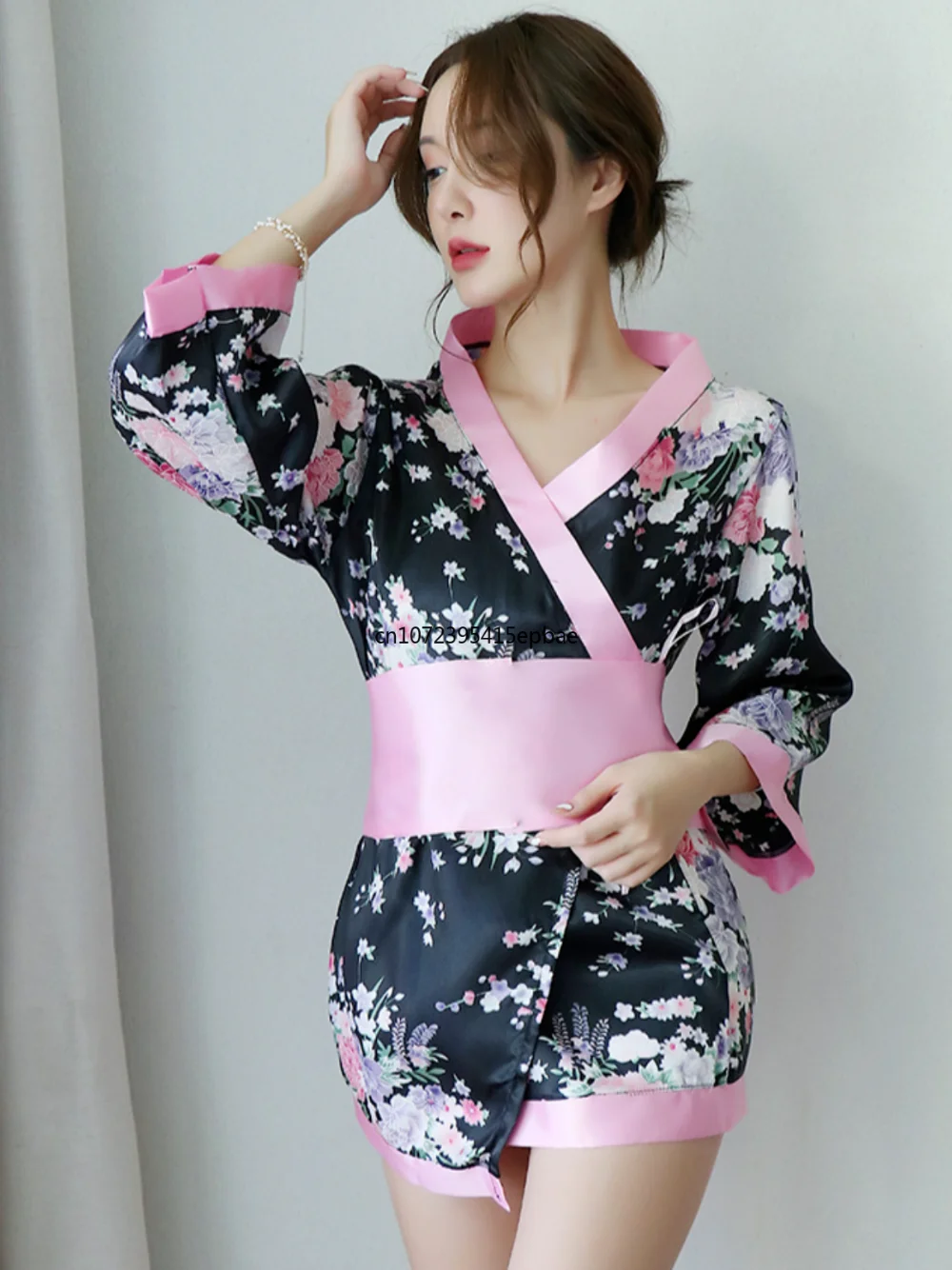 

Japanese High-end Luxury Sex Underwear Ladies Sexy Japanese Kimono Uniform Lure Role Play SM AV Maid Same Model 8$ Low Wholesale
