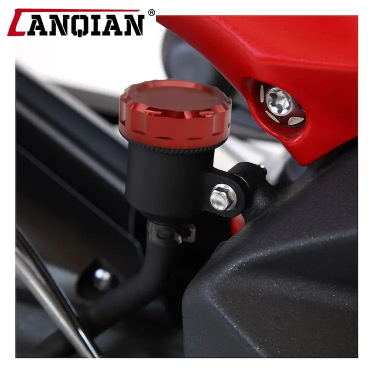 

Motorcycle CNC Aluminum Rear Brake Fluid Reservoir Cover Cap For 1050 1200 EXPLORER 800 XC XCX XR XRX
