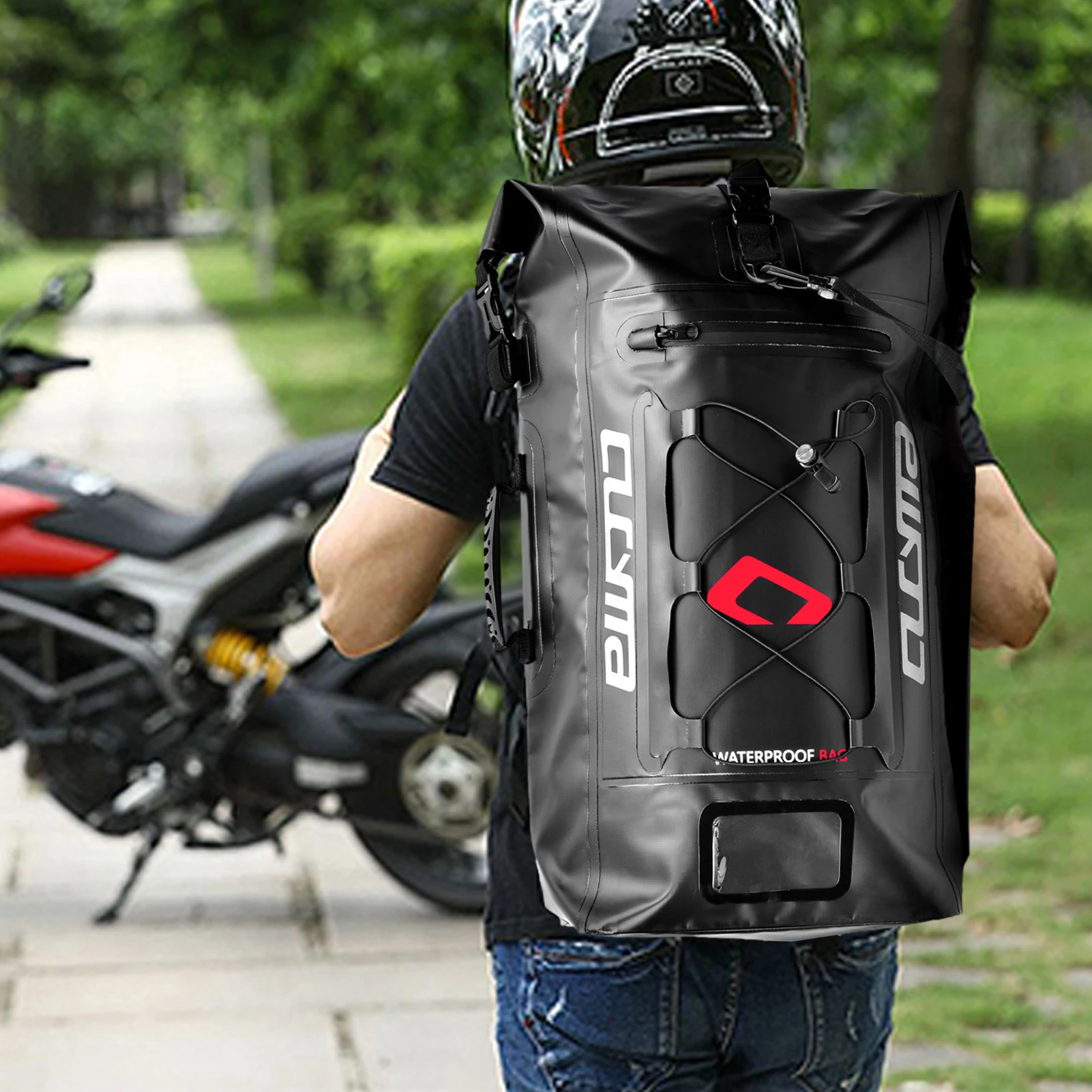 Sac à dos étanche universel pour casque de motocycliste, sac arrière, sac  de sport initié, accessoires de motocycliste - AliExpress