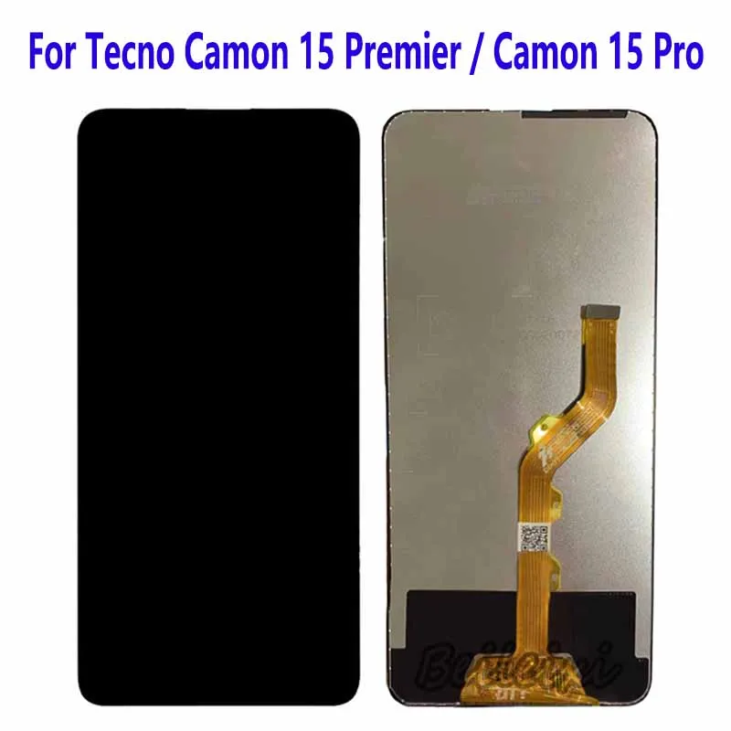 

For Tecno Camon 15 Premier CD8j LCD Display Touch Screen Digitizer Assembly For Tecno Camon 15 Pro CD8