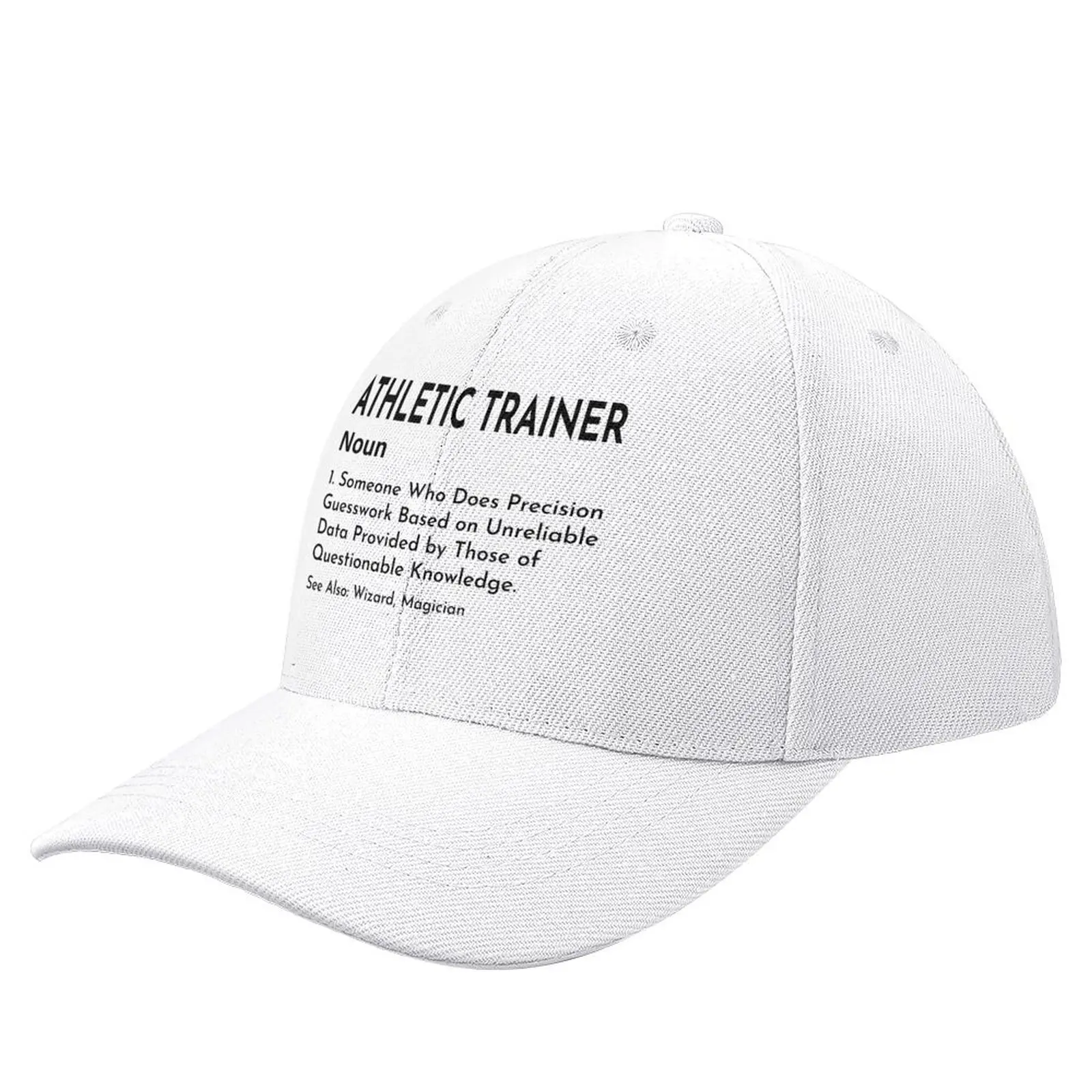 

Athletic Trainer Definition Defined Meaning Wizard Funny Noun Athletic Trainer Gift Baseball Cap Hat Baseball Cap Man Women's