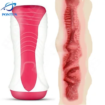 Male Masturbator Penis Pump Glans Sucking Sex Goods Vaginal for Men 18 Intimate Toys Adult Vagina Real Pussy Sexual Toy Adult 2