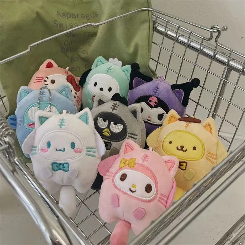 

Hello Kitty Sanrio New Cute Girl Plush Pendant Kuromi Doll Keychain Grab Machine Doll Plush Ins Toy Manufacturer Wholesale