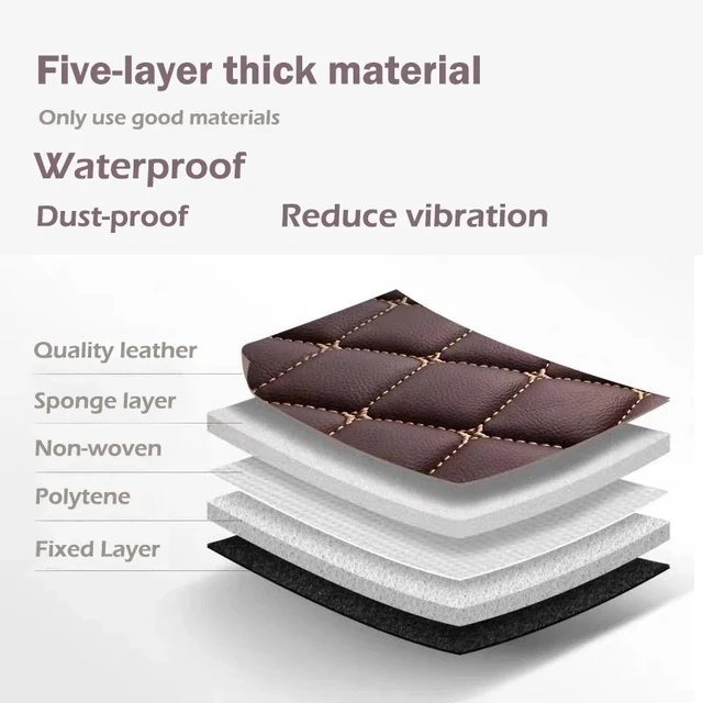 Tapetes de Couro de Luxo para Hyundai Grandeur Azera