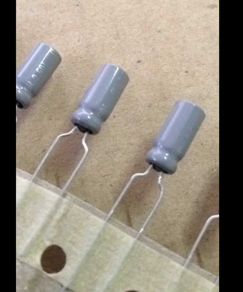 10pcs 1UF 50V Aluminum electrolytic capacitor 50V1UF 5X11mm HD