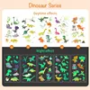 15 Sheets Carton Lumious Tatoo Kids Play Temporary Tatoo Sticker for Childrens Body Art Mermaid Sticker Glow Paste on Face Arm 2