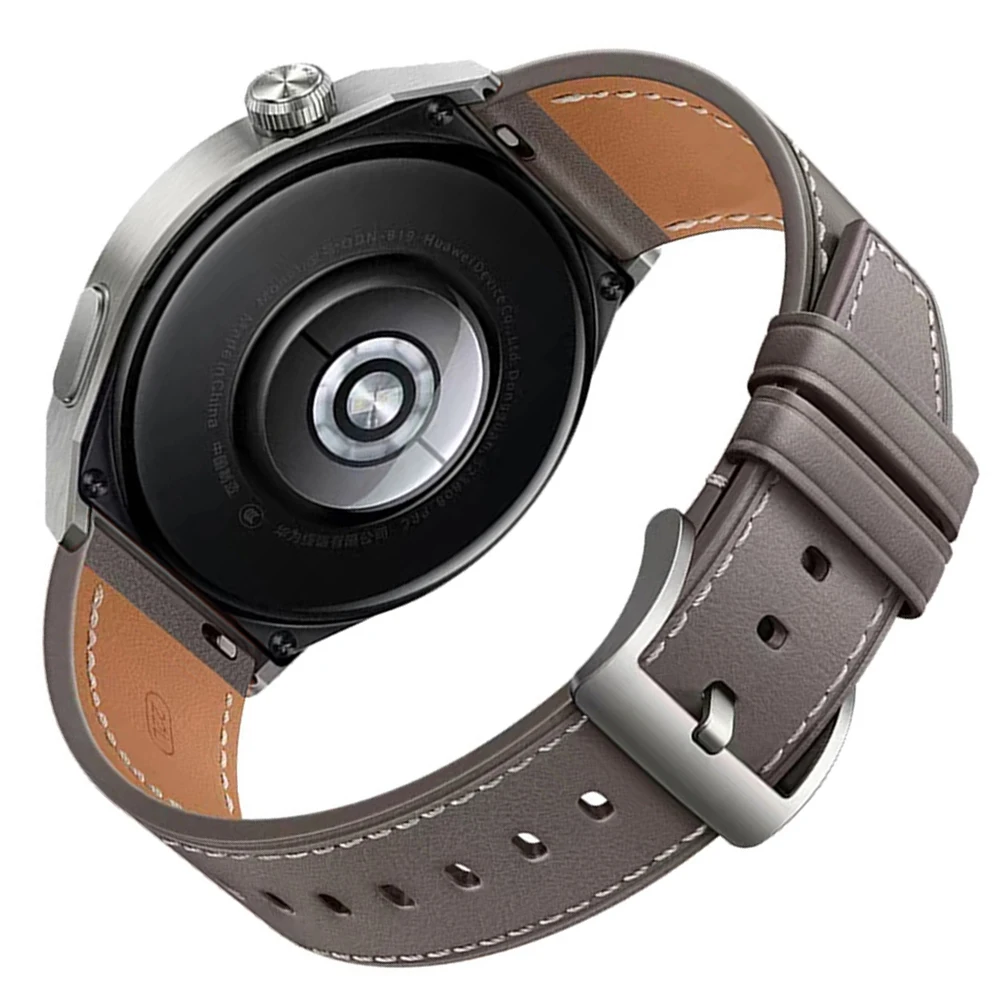 22mm Leather Strap for Garmin Watches - Compatible Replacement Watchband