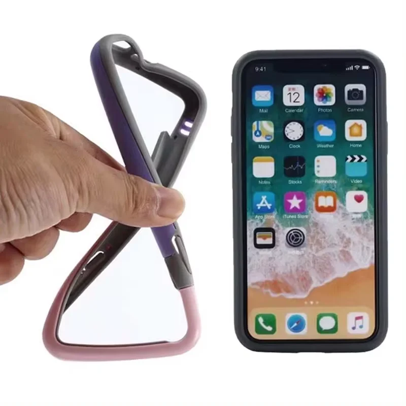 Dual Color Soft TPU + PC Bumper Case Cover Skin
