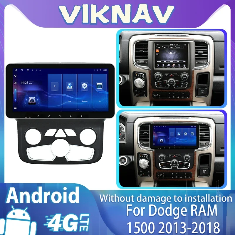 

Android Auto GPS Navigation For Dodge Ram 1500 2013-2018 Newest Generation Carplay Car Radio Multimedia Stereo Player Head Unit