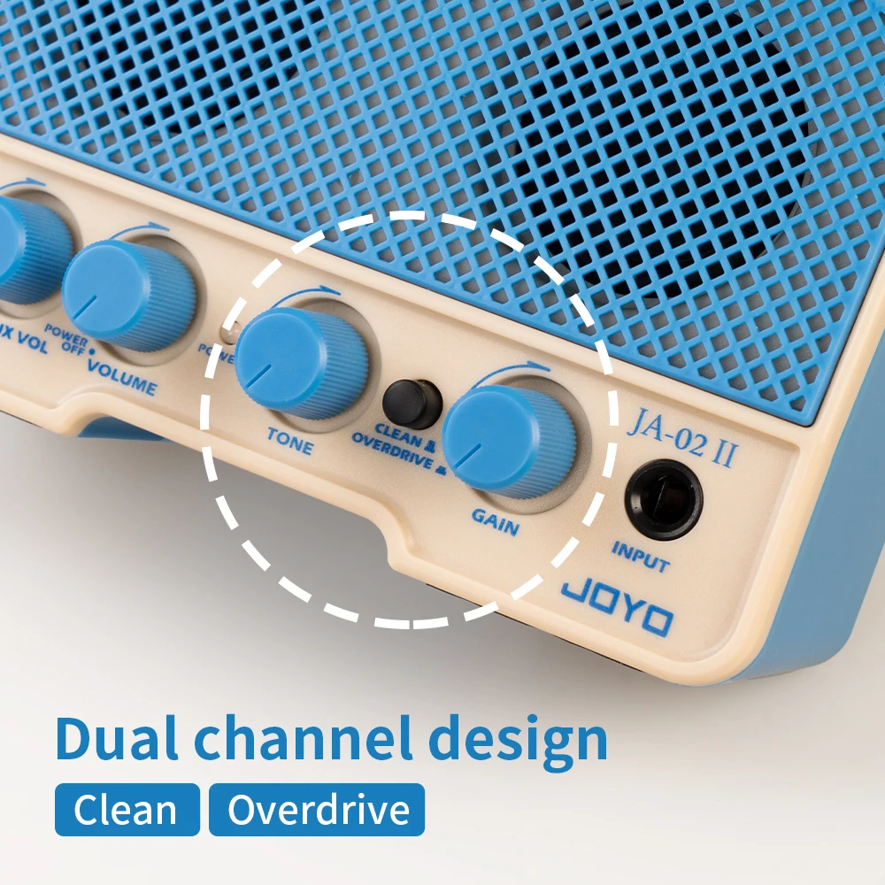 JA-02 II 5W Electric Guitar Amplifier Speaker Dual Channel Bluetooth Guitar Spea