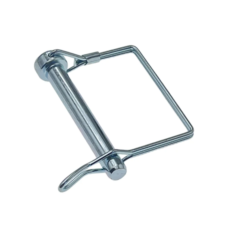 Trailer Square Hitch Pin Lock Diameter3/8" (9.5mm) Zinc Plated Truck RV Parts Camper Accessories Caravan Components