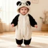 Baby Romper Infant Cartoon Panda Suit Kids Costume Baby Onesie Long Sleeves Cute Girls Newborn Clothes Jumpsuit Autumn Clothing