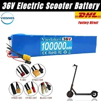 💯 Batterie au lithium haute capacité 10S3P 36V 100Ah, connecteur XT60 XT30 JST SM DC en option, accessoire pour scooter 4