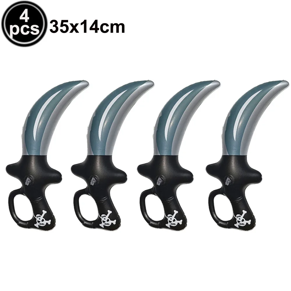 Inflatable Pirate Sword Toy for Themed Parties and Cosplay