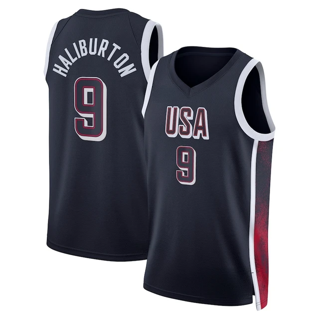 2024 USA Navy Swingman Basketball Jersey Summer Men's Women's Outdoor Sports Shirts Team Training Uniform Tops Casual Sweatshirt - Image 5