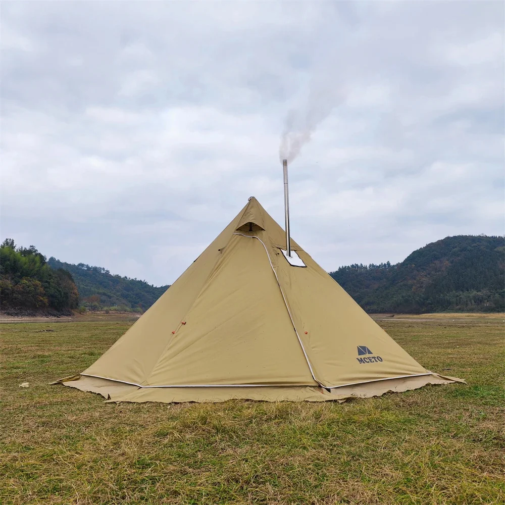 Camping Tent, 400PRO Pyramid Teepee for 3-4 Person