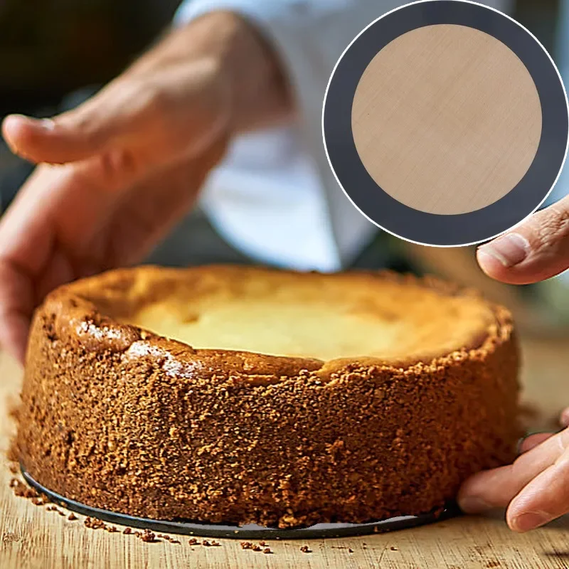Silikon-Backunterlagen Wiederverwendbare Heißluftfritteuse-Ofenunterlagen Antihaftbeschichtet Lebensmittelsicher Hitzebeständige Kuchen-Pizza-Grillplatten Backmatten – Detail 5