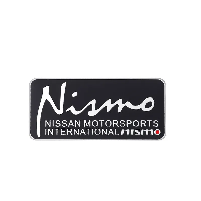 Автомобильная наклейка с эмблемой для Nissan Nismo логотип Almera Tiida Sunny QASHQAI MARCH LIVINA TEANA