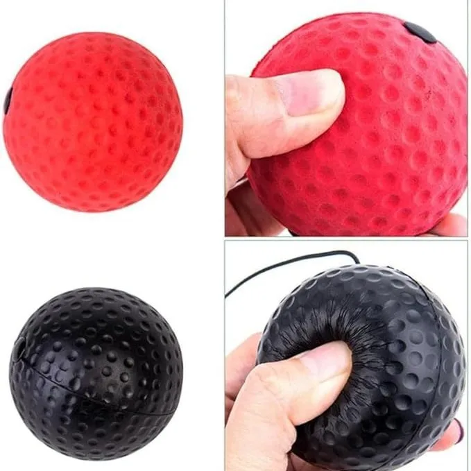 Boxing Speed Ball Head-mounted PU Punch Ball MMA Muay Thai Sanda Training Hand Eye Reaction Home Sandbag Gym Fitness Equipment